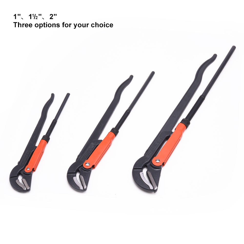 HARDEN 45° Bent Nose Pipe Wrench ( 1 inch | 1.5 inch | 2 inch ); Model: 600751 | 600752 | 600753