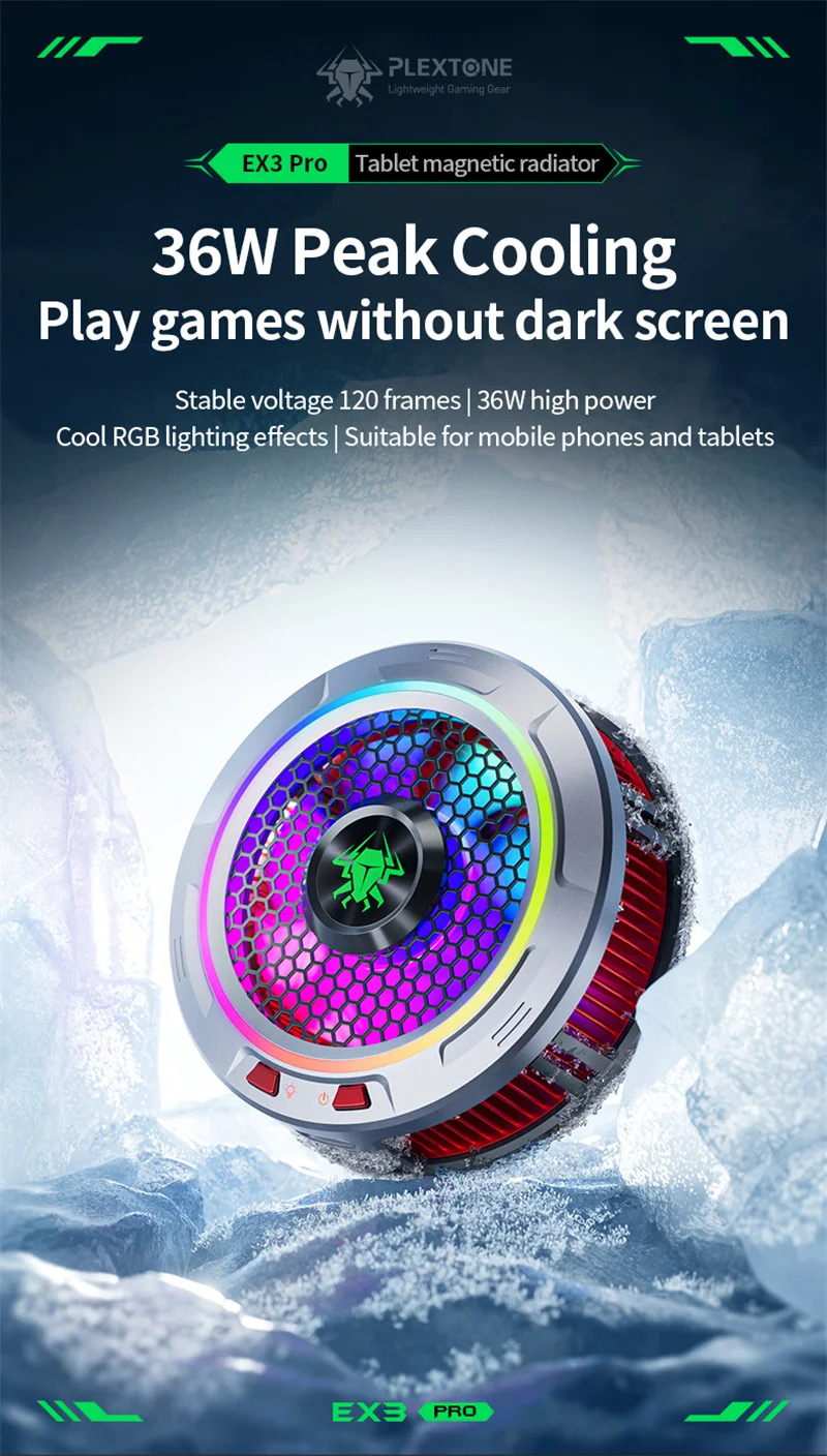 Plextone EX3 Pro 36w Mobile And Tablet Cooler Fan_img_12