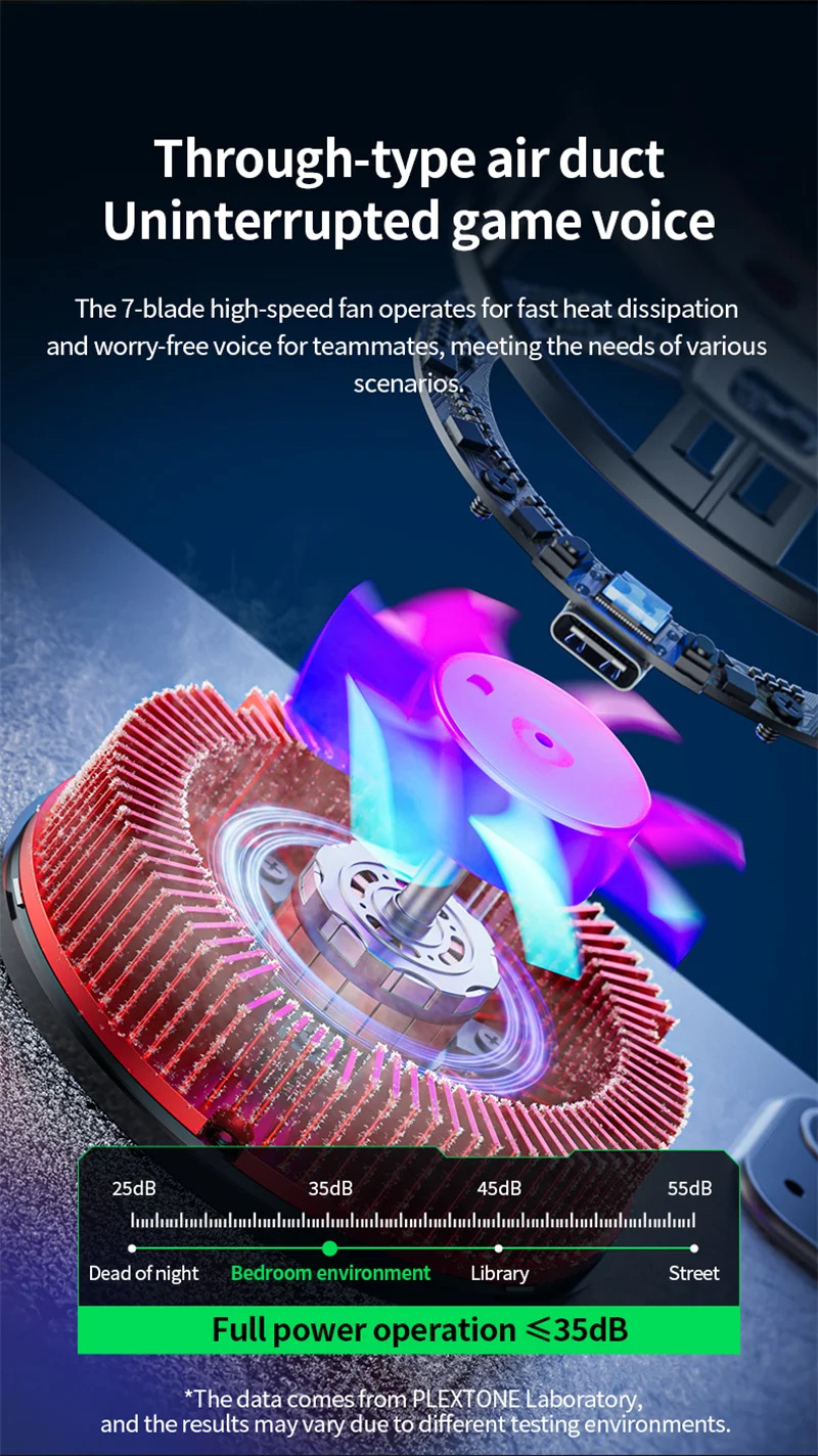 Plextone EX3 Pro 36w Mobile And Tablet Cooler Fan_img_16