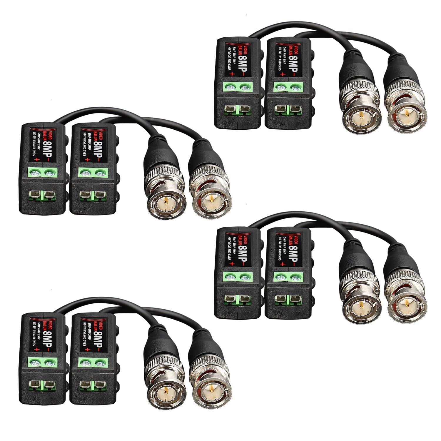 BNC Jack Video Balun with 2.1mm Power Connector – 8MP Rear View Compatible_img_1