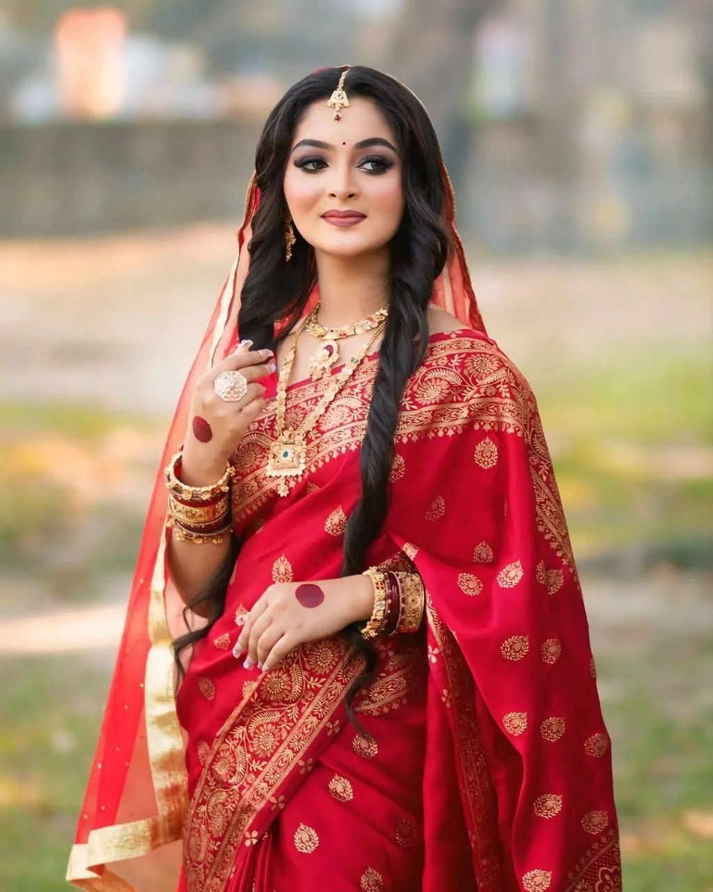 Japani Silk Skin Print Sharee with Blouse Piece_img_1
