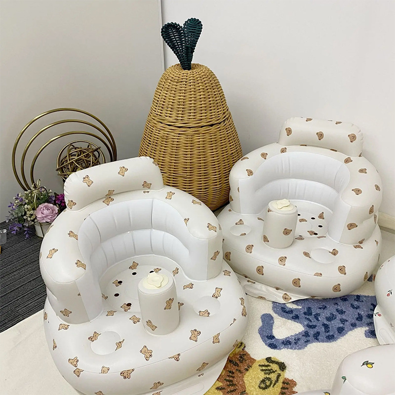 Inflatable Baby Learning Chair: Portable & Soft Sofa for Toddler Spine Support and Sitting Training_img_3