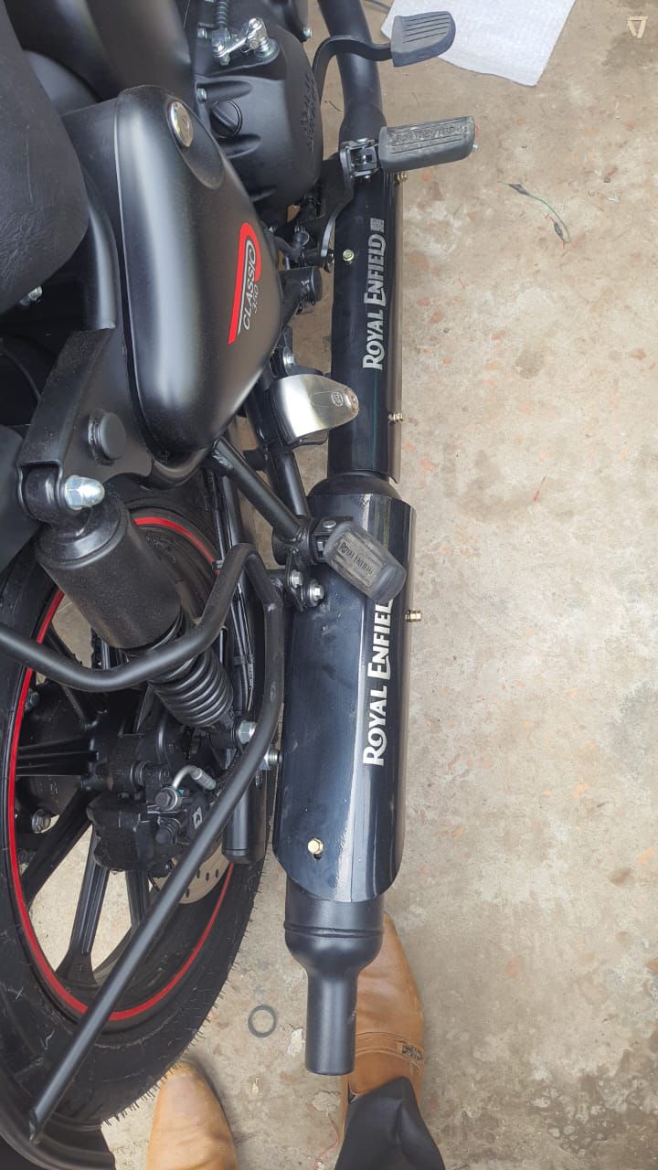 Premium Silencer Cover For Royal Enfield_img_5