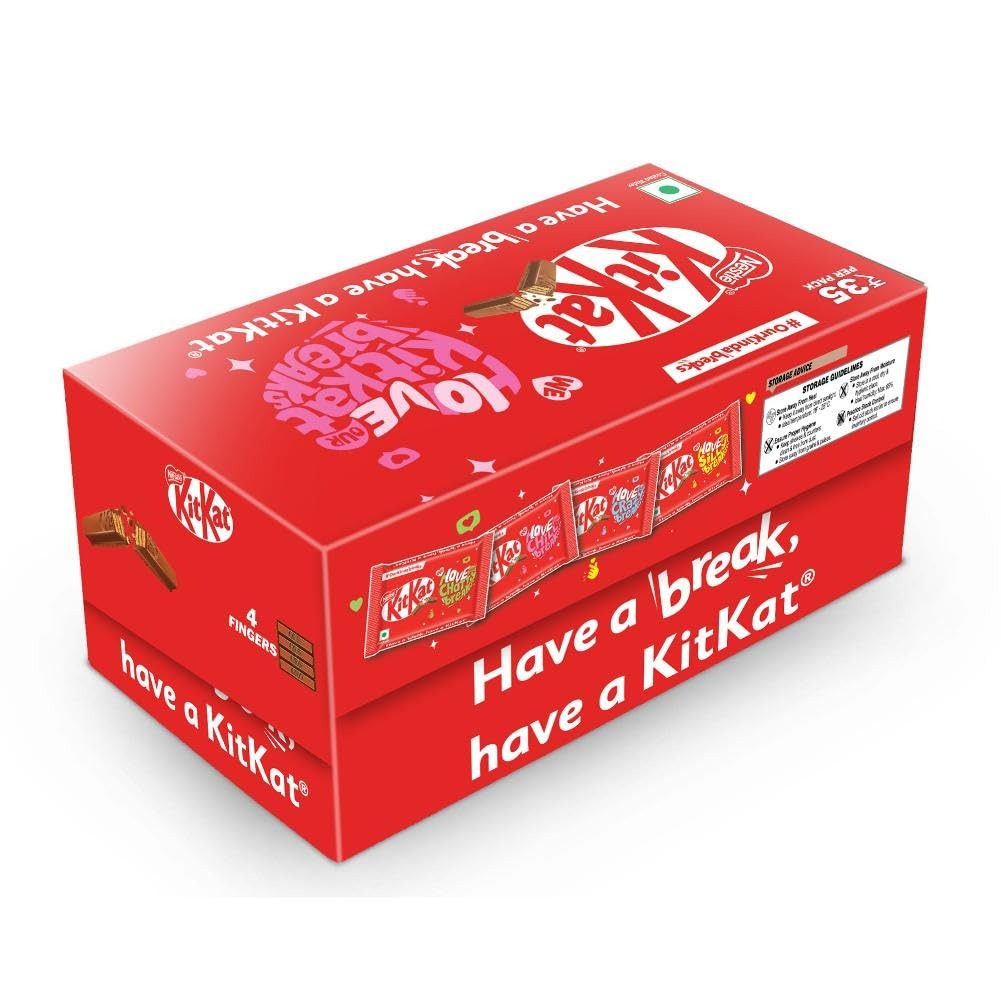 KITKAT  4 Finger, Chocolat, Pack Of 21 Units X 38.5 G Each, 808.5 Gram Full Max - Image 1