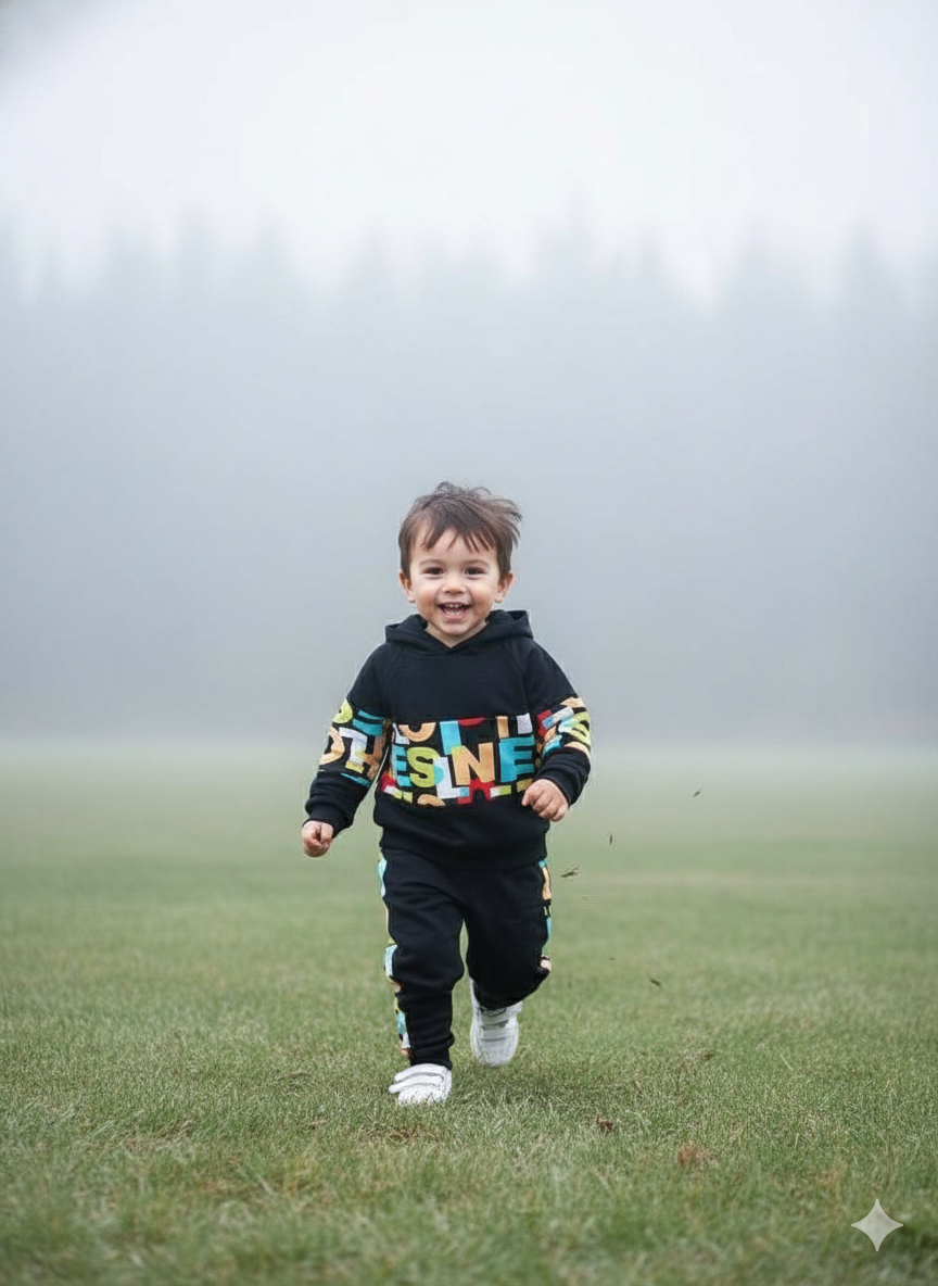 Hoodie and trousers (Black Hoodie and trousers)
