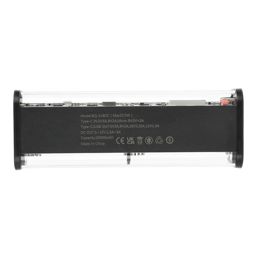 Fast Charging 8pcs 18650 Battery Power Bank Case Adjustable DC Voltage with White and RGB LED Light_img_5