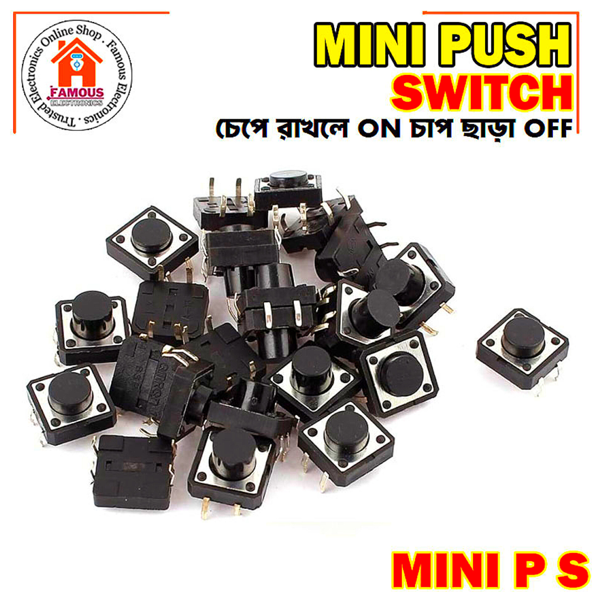 1PCS Tactile Tact Push Button Micro Switch TS 1166A-5PCS_img_2