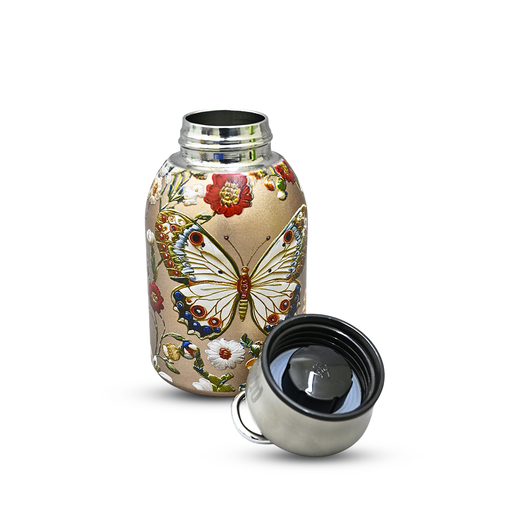 300ml High Quality SS Thermos Water Bottle – WB-2609 Butterfly_img_3