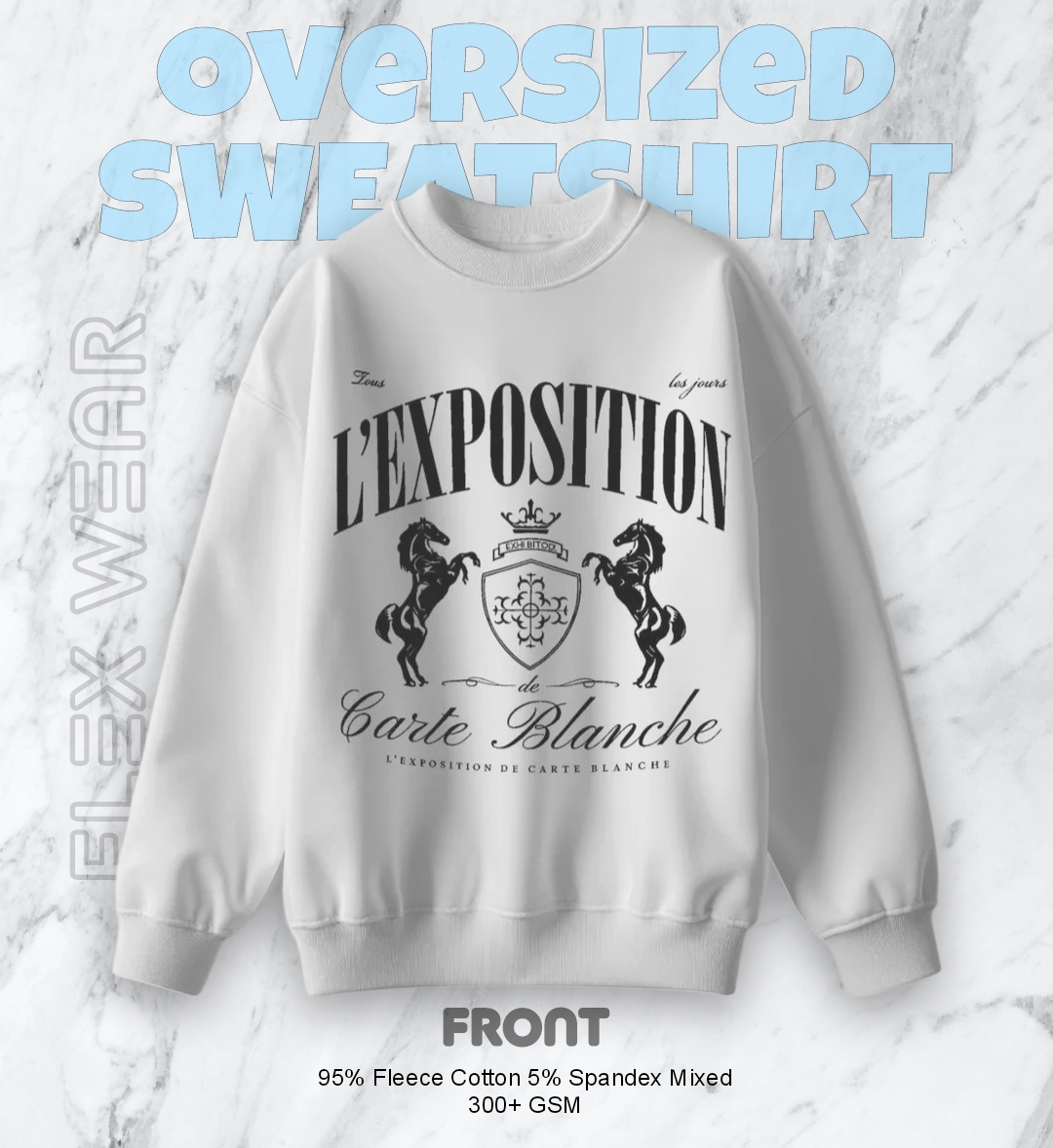 L'Exposition Oversized Sweatshirt