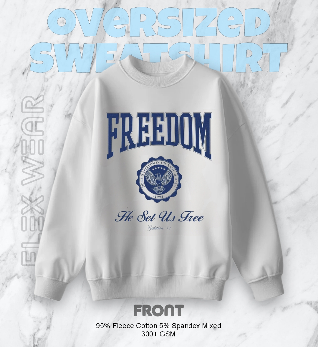 Freedom Oversized Sweatshirt