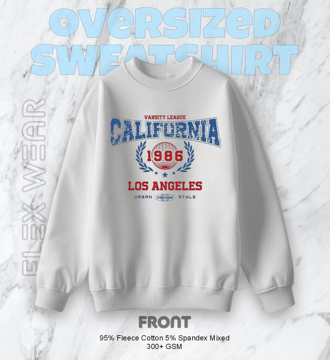 California Oversized Sweatshirt