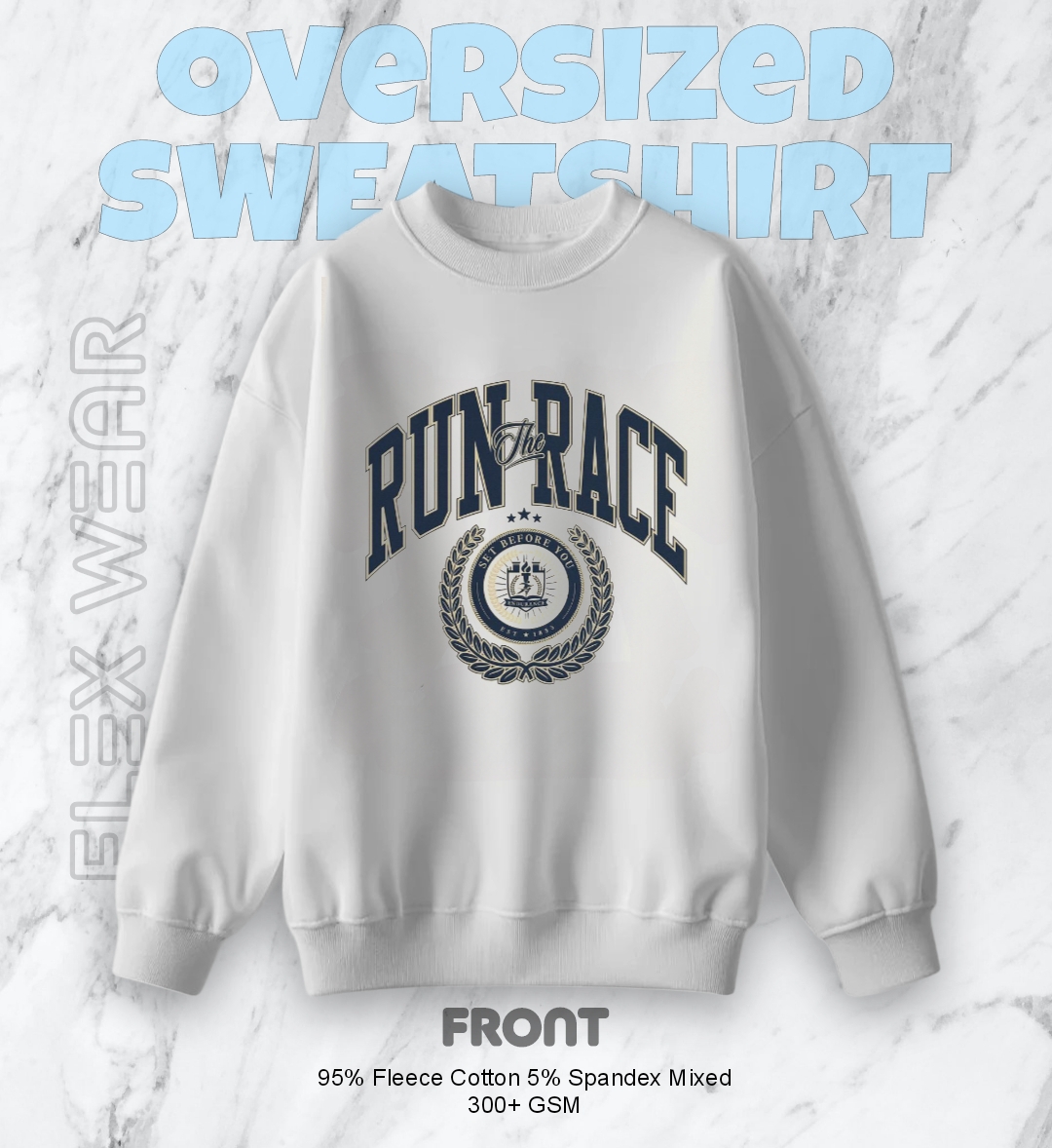 RunRace Oversized Sweatshirt