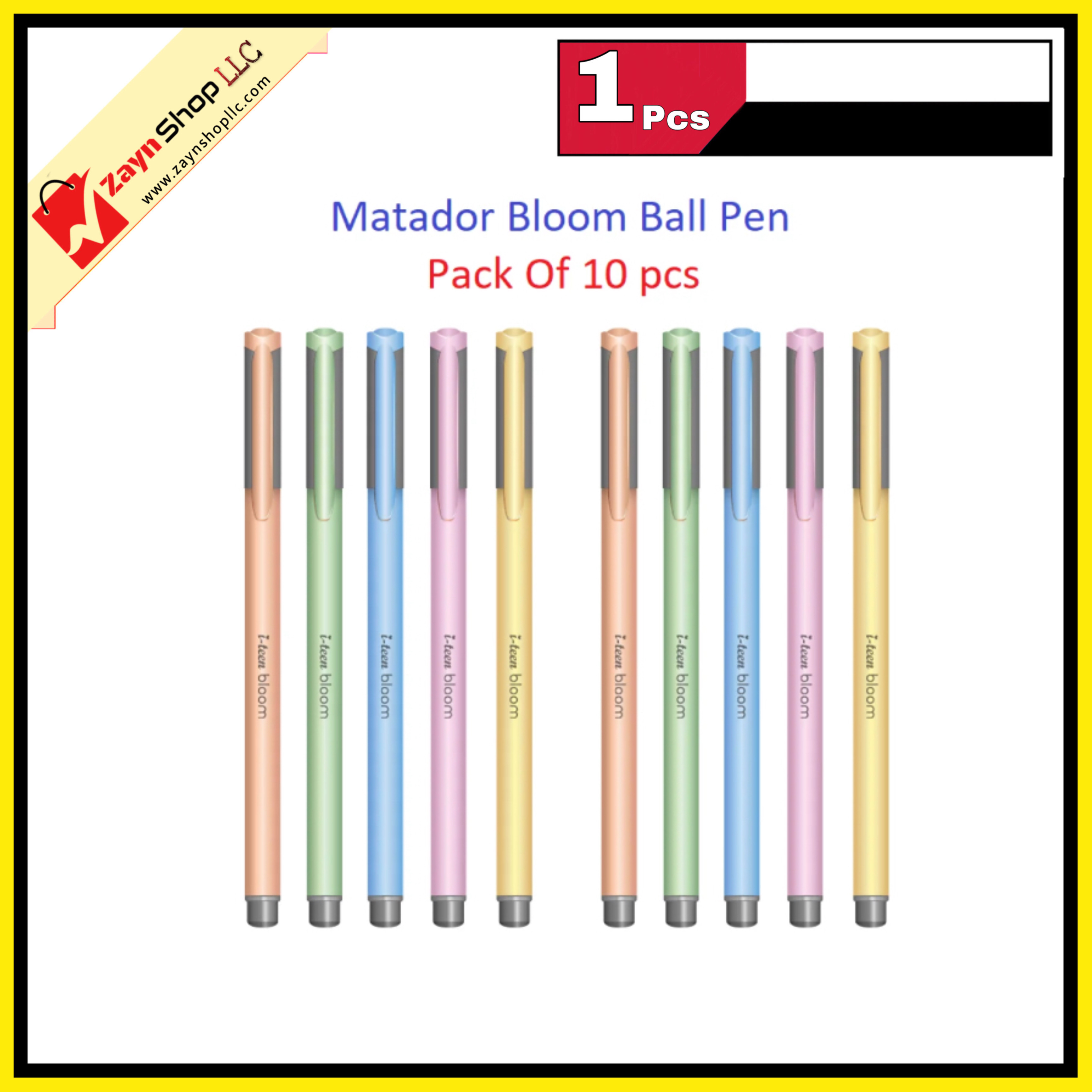Matador I-teen Bloom Ball pen 0.7mm pack of 10 pcs_img_0