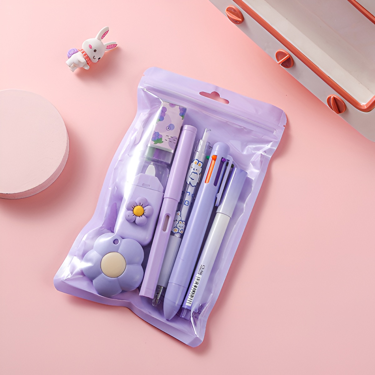 Gradient Aesthetic 'Mini Learning' Stationery Set_img_3