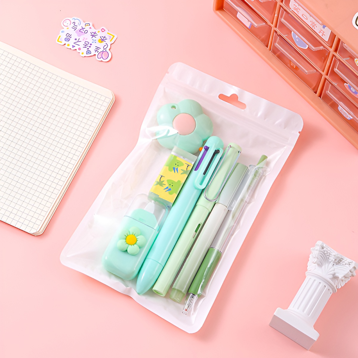 Gradient Aesthetic 'Mini Learning' Stationery Set_img_6