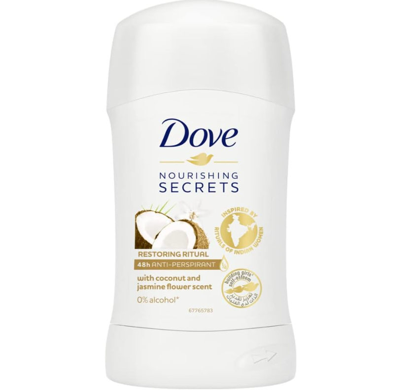 DOVE Nourishing Secrets Antiperspirant Deodorant Stick,  Coconut and Jasmine, 40g_img_0
