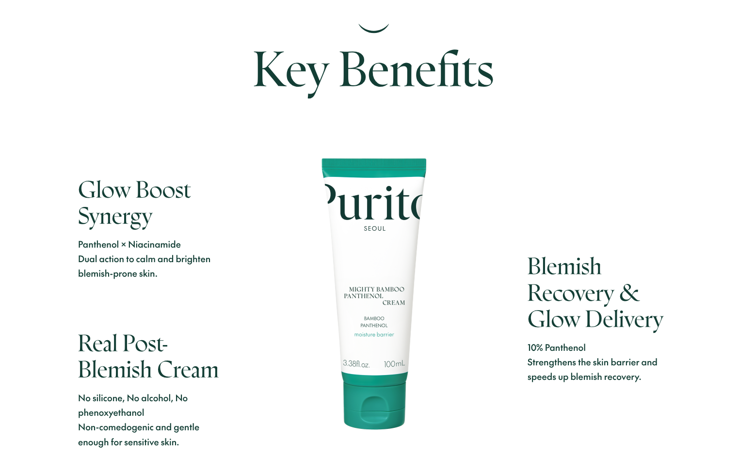 Purito SEOUL - Mighty Bamboo Panthenol Cream, 100ML - Image 2