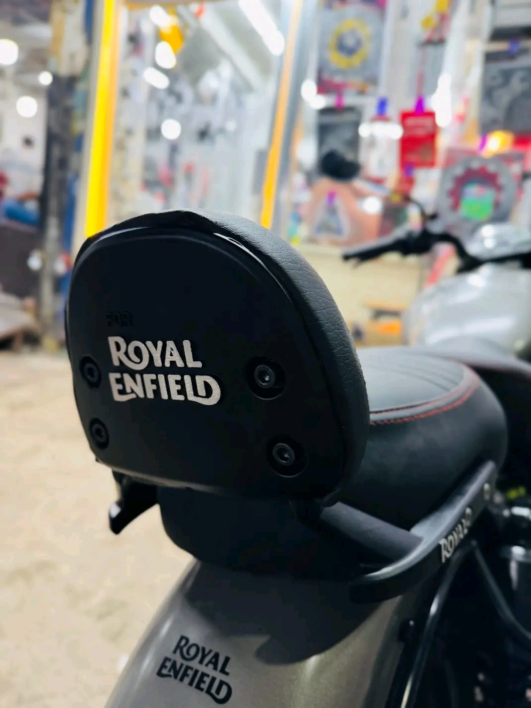 Premium Back Rest For Royal Enfield Classic & Bullet_img_0