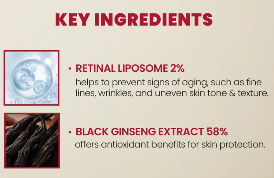 KSECRET - SEOUL 1988 Serum : Retinal Liposome 2% + Black Ginseng_img_4