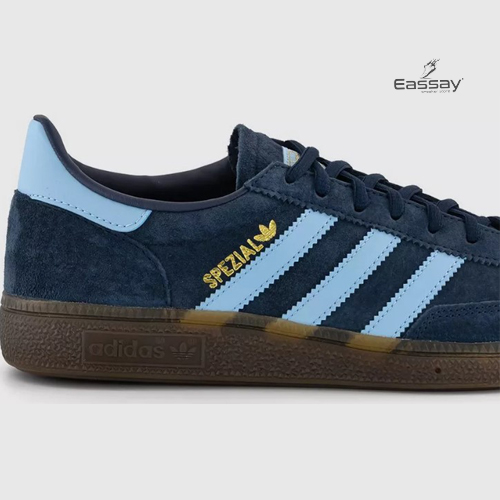 Adidas Handball Spezial in Navy Blue & Light Blue Unisex Sneakers