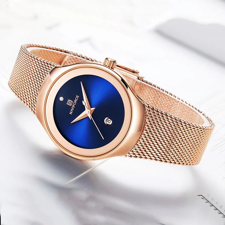 Naviforce 5004 – RoseGold Blue