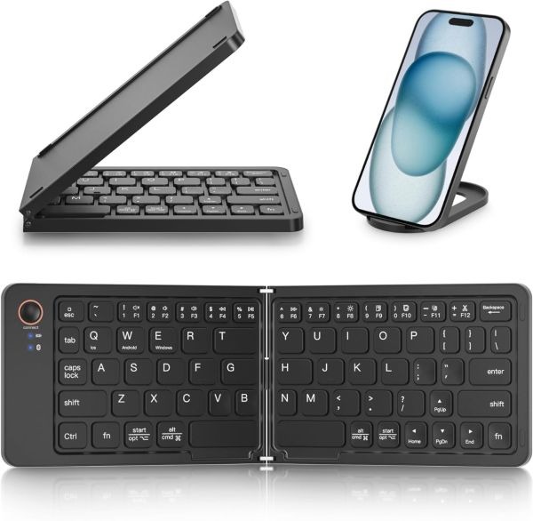 GearUP B023 Rechargeable Ultra Slim Folding Pocket Bluetooth Keyboard - Price in Bangladesh