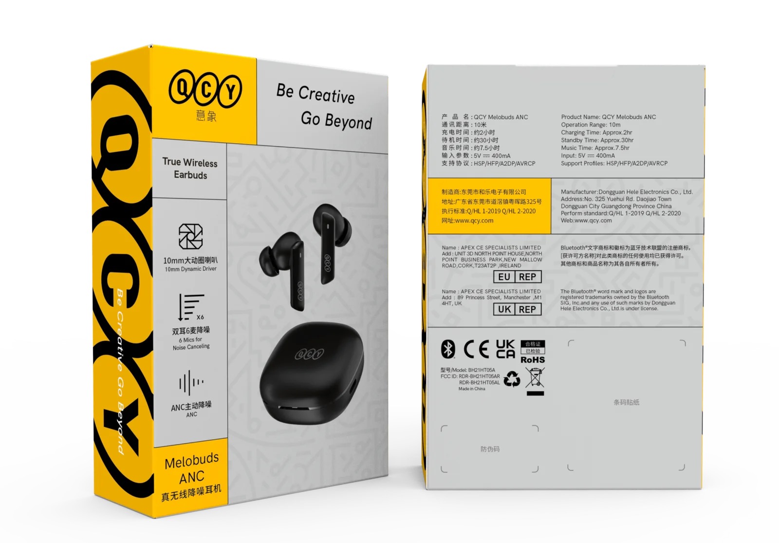 QCY HT05 “MeloBuds” ANC True Wireless Earbuds with 40dB Hybrid ANC & 30 Hour Battery_img_5