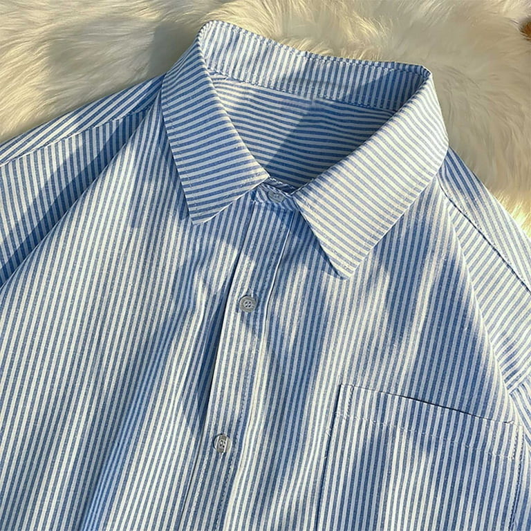 vintage drop shoulder half sleeve loose fit shirt - Image 4