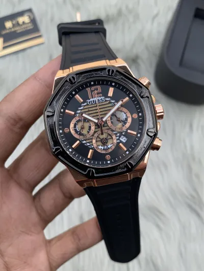 GUESS chronograph rubber belt_img_0