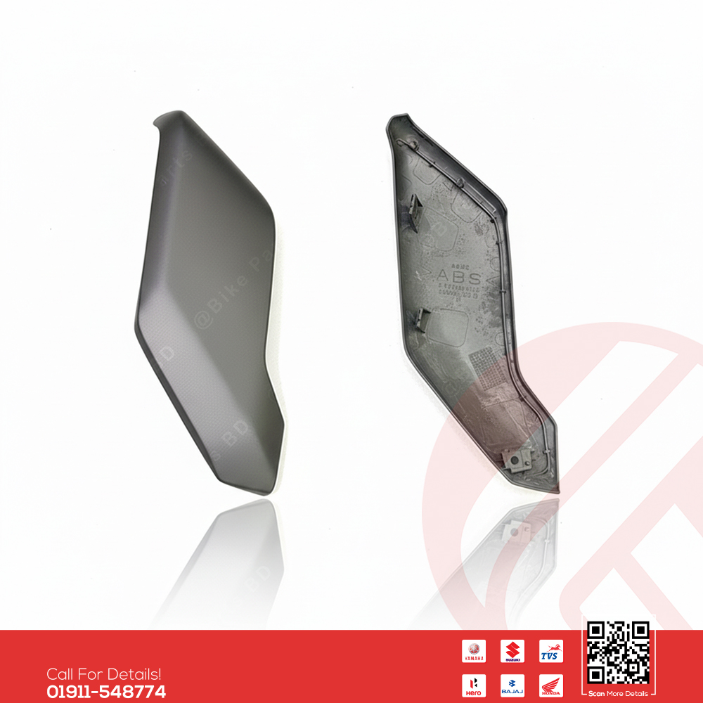 Air Scoop (Mat Black) for Yamaha FZS V3, FZS V3 (Deluxe), FZS V4 bike.