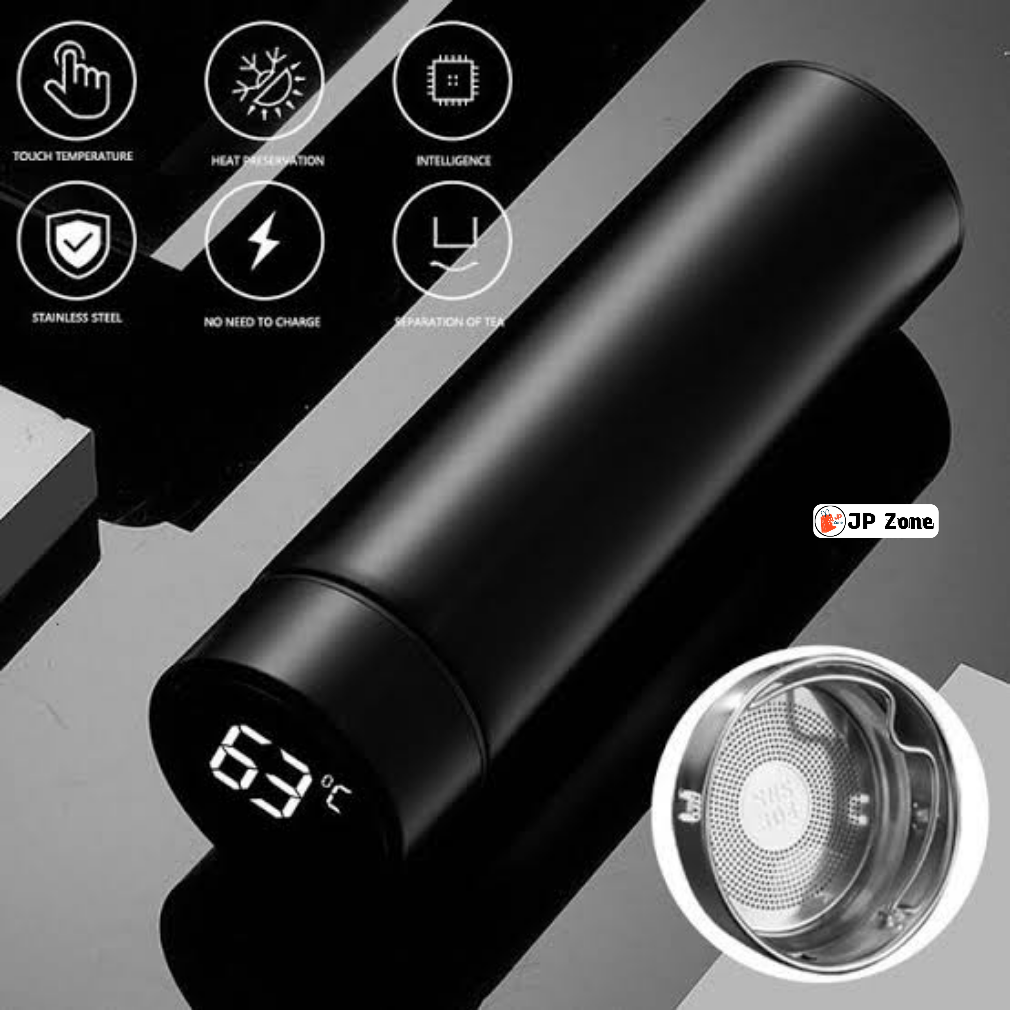 Smart LED Display Water Bottle_img_4