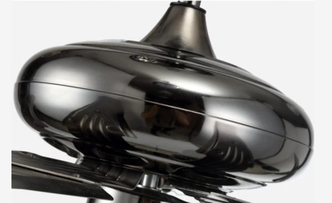 Breezelux 52" Artistically Crafted Traditional Design Under Light Remote Ceiling Fan (Chrome) BL-1079_img_1