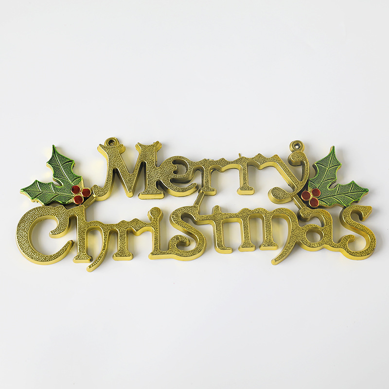40cm  Gold "Merry Christmas