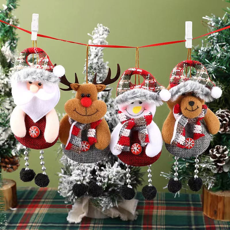 Plush Christmas ornaments