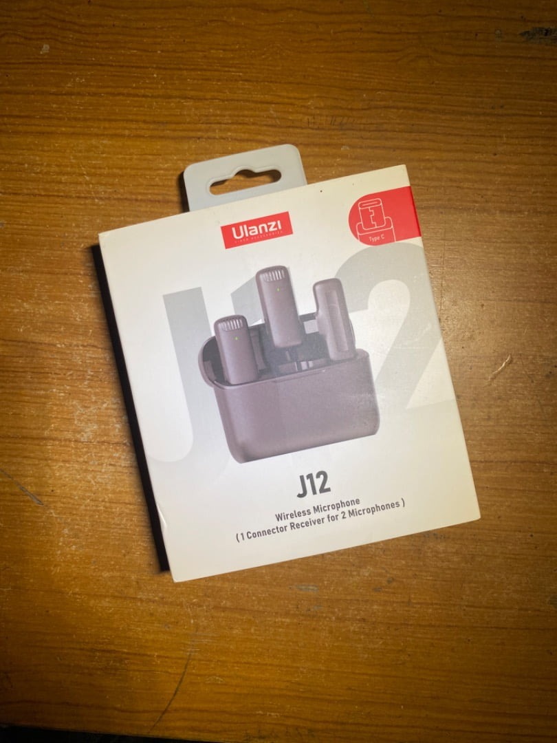 Ulanzi J12 Dual Wireless Microphone for Android With Charging Case For Type-C_img_1