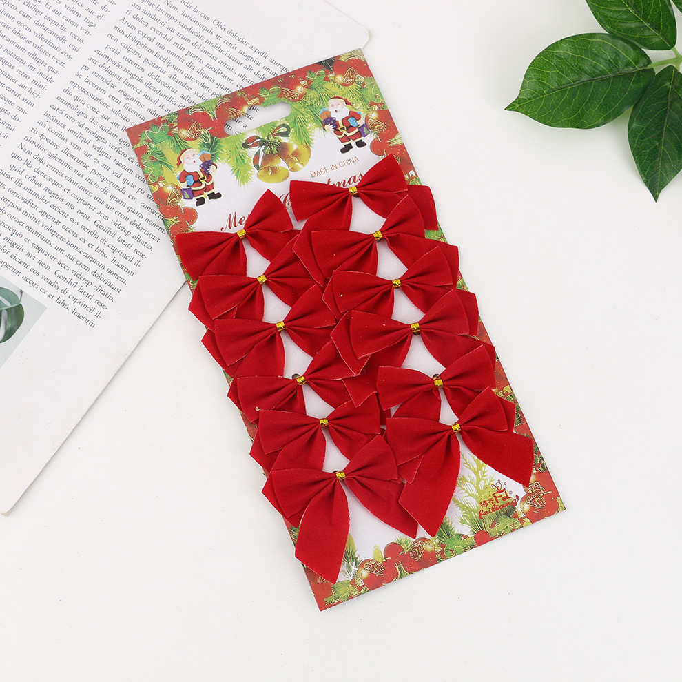 Red Christmas bows