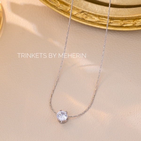 Solitare pendant silver_img_0
