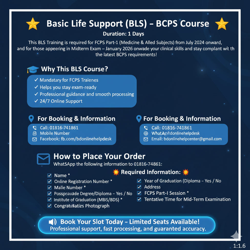 Basic Life Support (BLS) Registration