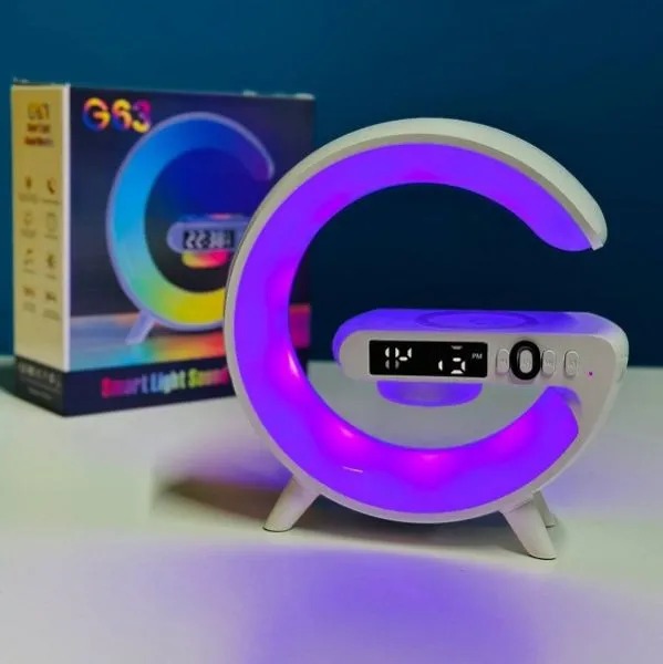 G63 Atmosphere RGB Light Bluetooth Speaker With Wireless Charging_img_2