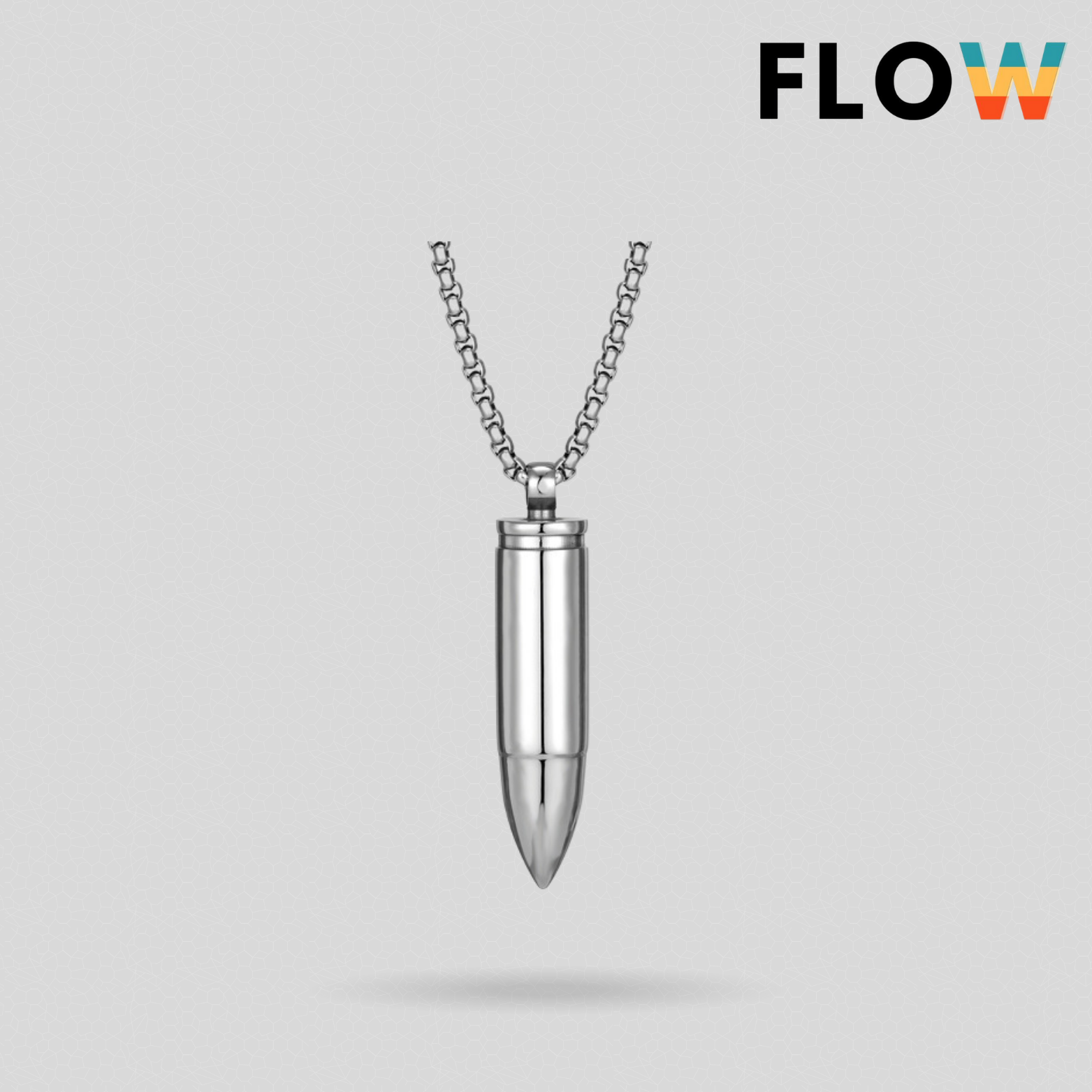Bullet Pendant With Chain [Silver]
