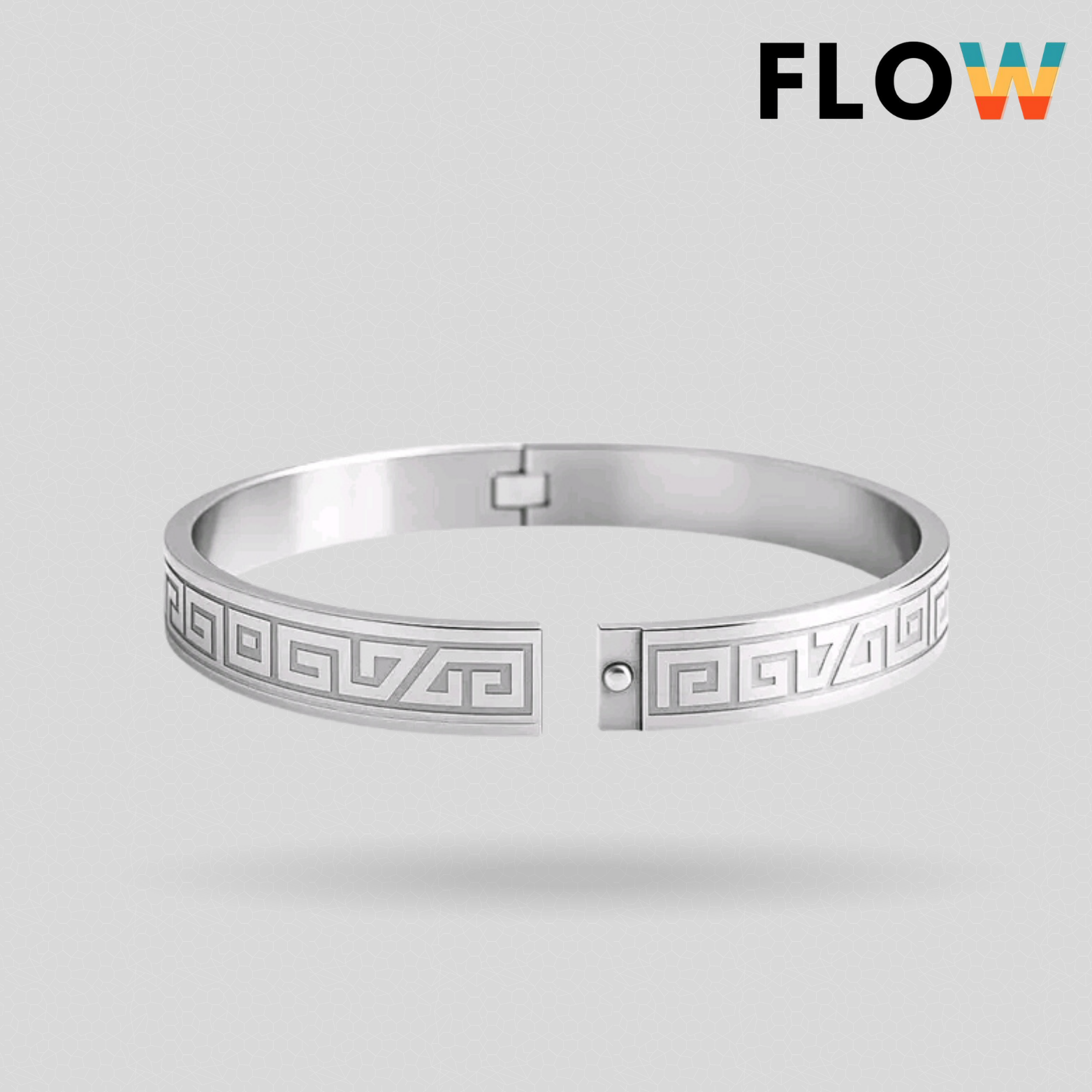 Greek Key Bracelet [Silver]