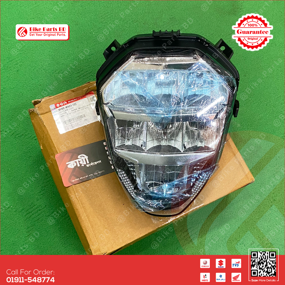 Headlight Assy for Suzuki Gixxer (New Model) bike. thumbnail 2