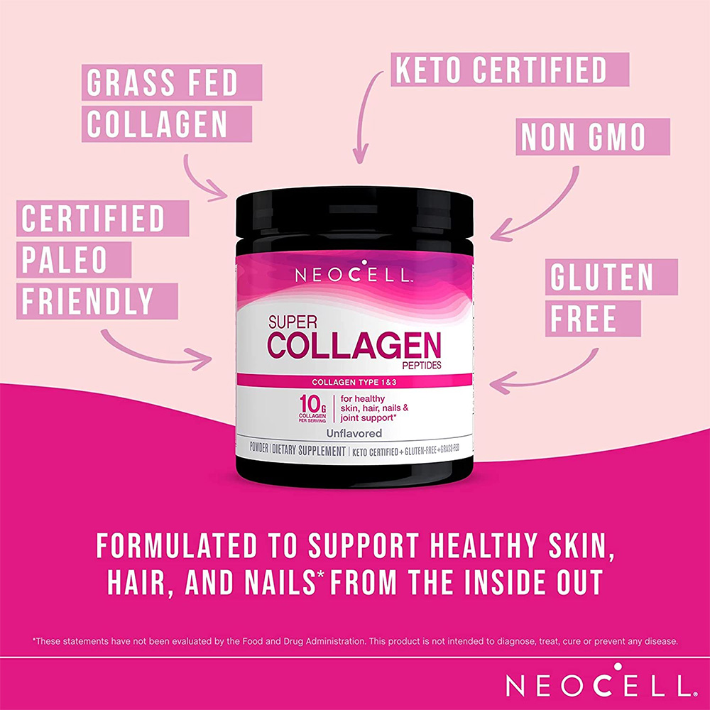 NeoCell Super Collagen Powder 6.6g Collagen Types 1 & 3 200g_img_0