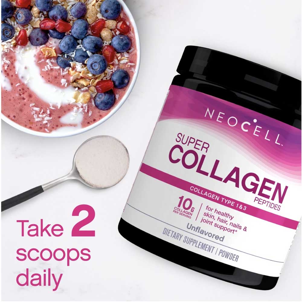 NeoCell Super Collagen Powder 6.6g Collagen Types 1 & 3 200g_img_1