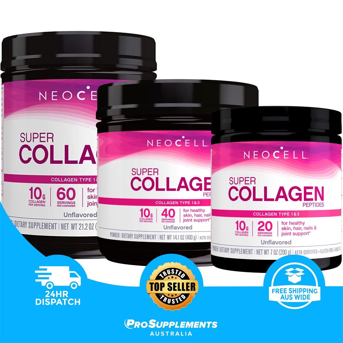 NeoCell Super Collagen Powder 6.6g Collagen Types 1 & 3 200g_img_2