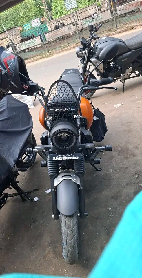 Premium Black Metal Visor For Yamaha FZ-X_img_3