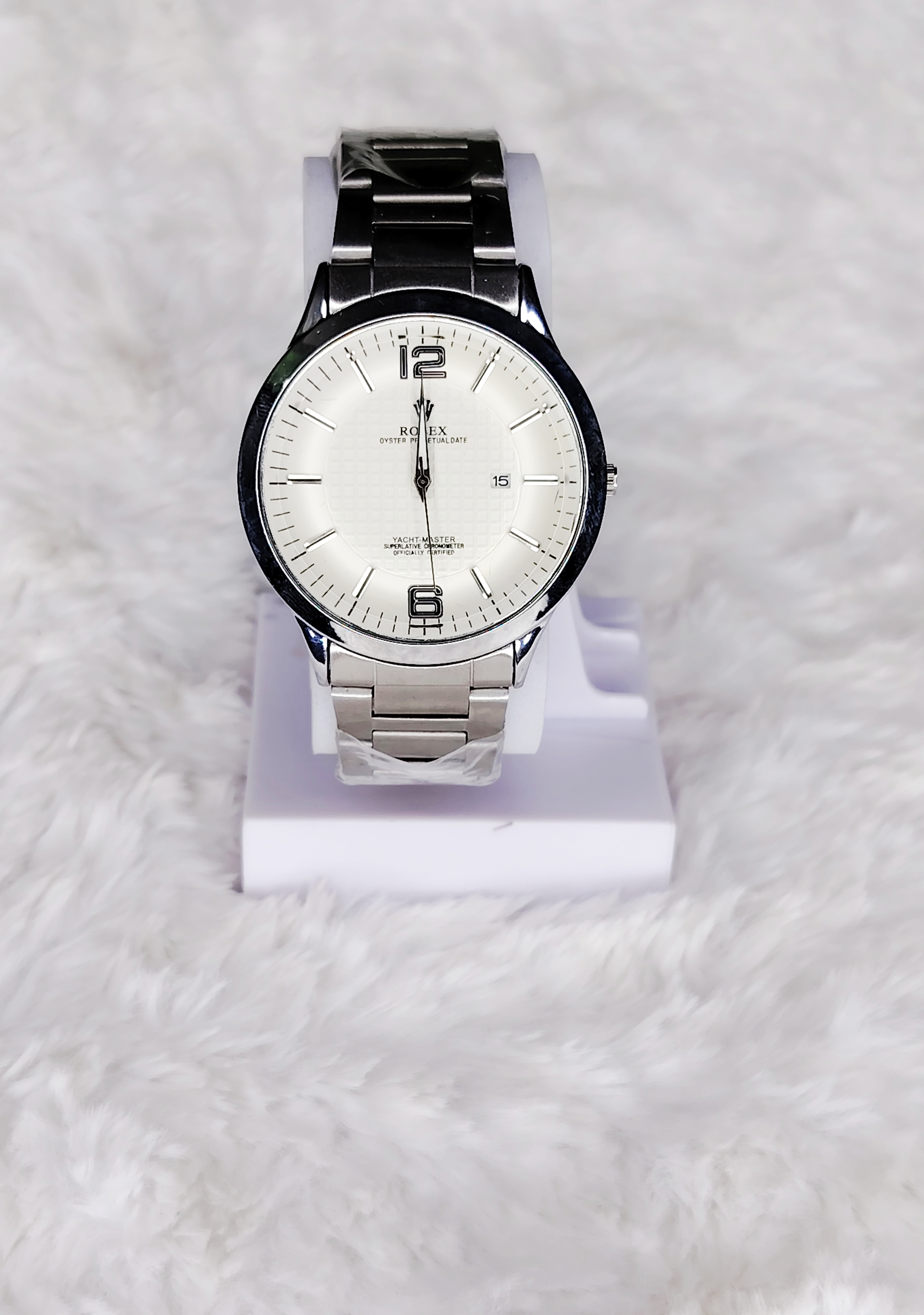 rolex elegant and sporty stainless steel watch