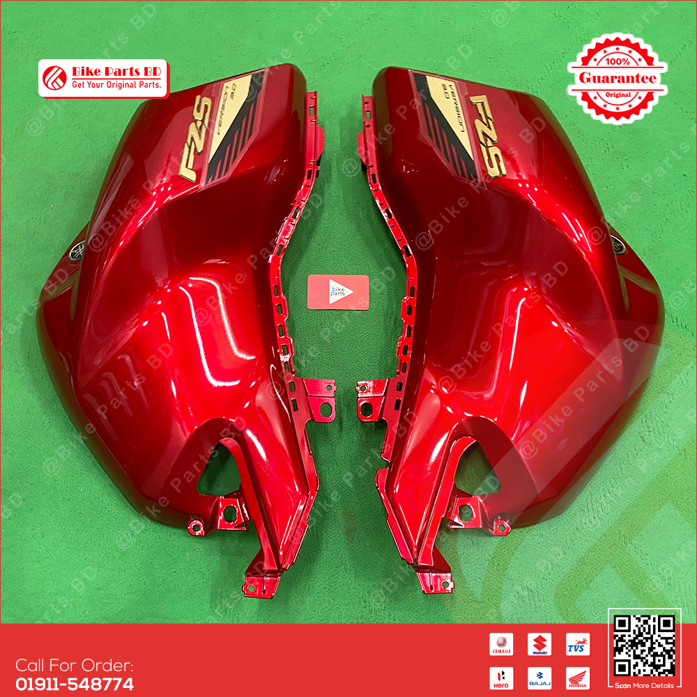 Tanky Box for Yamaha FZS V3 Deluxe (Majesty Red). thumbnail 2
