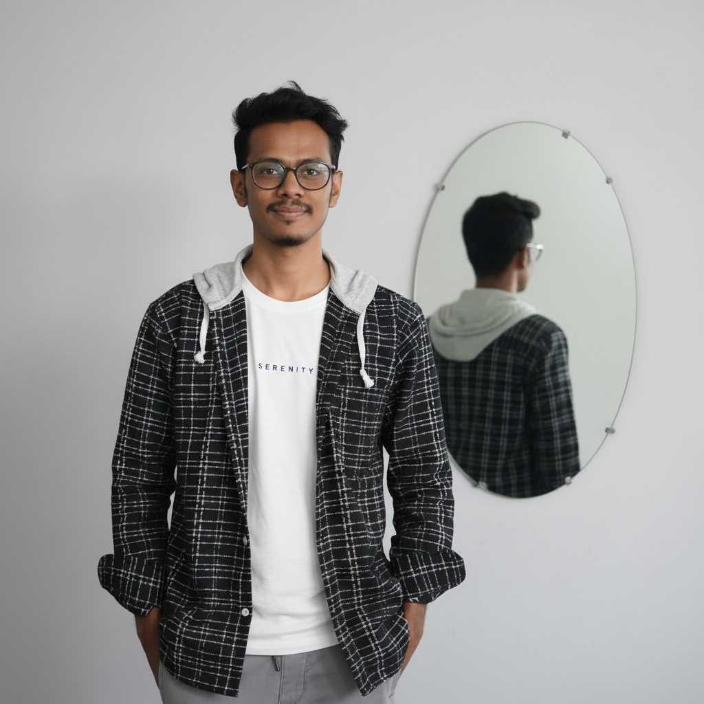 Flanel fabric hooded shirt for winter 0058_img_1