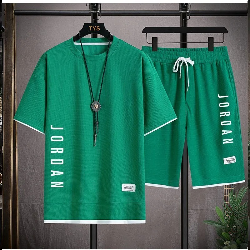 Combo Half T-Shirt And 3 Quarter Pants For Man